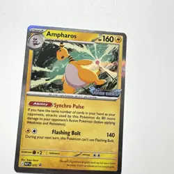 Ampharos MEP 075 - Prerelease Stamped Promo - Pokemon TCG: Chaos Rising NM - Image 2