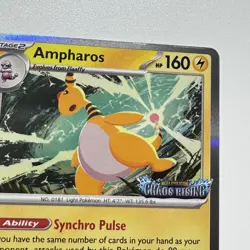 Ampharos MEP 075 - Prerelease Stamped Promo - Pokemon TCG: Chaos Rising NM - Image 4