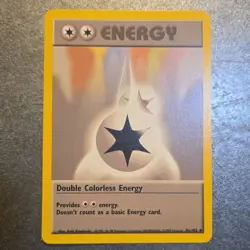 Pokemon Double Colorless Energy 96/102 Base Set Special Energy Uncommon English - Image 1