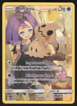 Mimikyu 245/236 Secret Rare Pokemon TCG Cosmic Eclipse VLP - Image 1