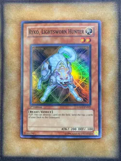 Yugioh Ryko, Lightsworn Hunter LODT-EN022 Super Rare 1st Ed NM - Image 1