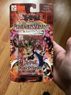 YuGiOh Pharaoh's Servant Blister Booster Pack Sealed Square Original Konami 53334289504 - Image 1