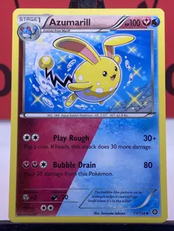 Azumarill 77/114 XY -Steam Siege Uncommon Regular Pokemon TCG 2016 VLP - Image 3