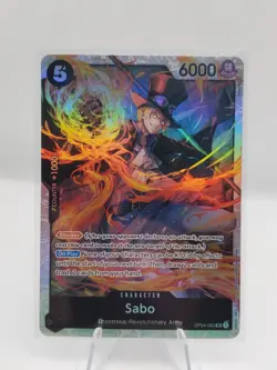 One Piece - Sabo Foil SR Kingdoms of Intrigue OP04-083 TCG English - Image 1