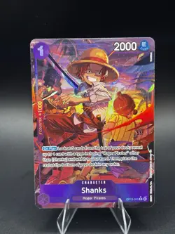 Shanks (Alt Art) R OP13-065 Carrying On His Will Foil One Piece TCG English NM🔥 - Image 1