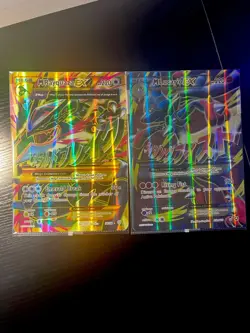 M Rayquaza EX 098/098 Jumbo and M Lucario EX 55a/111 Jumbo Cards - Please Read - Image 1