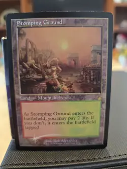 MTG Stomping Ground #413 Foil Retro Frame Rare Ravnica Remastered Card - Image 1