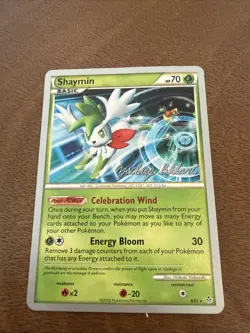 Zachary Bokhari Shaymin 2012 World Championship Deck 8/95 Regular Card - Image 1