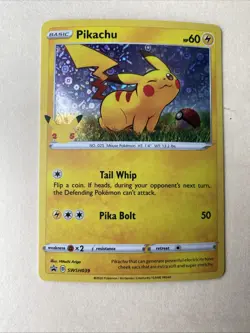 Pikachu SWSH039 General Mills Promo 2020 Holo Rare Holo Pokemon TCG Card NM - Image 4