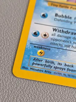 SQUIRTLE - 63/102 - Base Set - 4th Print - 1999-2000 - Pokemon Card - LP - Image 5