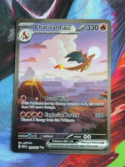 Charizard ex NM LP SIR 199 SV Scarlet & Violet 151 MEW Pokemon TCG Card - Image 2