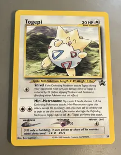 Pokemon TCG Togepi Wizards Black Star Promos 30 Regular Promo Card - Image 1