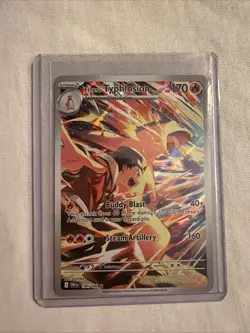 Pokemon TCG Ethan's Typhlosion Destined Rivals Reverse Holo Card 034/182 - Image 2