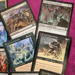 Commander Magic Deck 100 Cards = **Beginner ZOMBIES Tribal Black 'n' Blue Fun** - Image 5