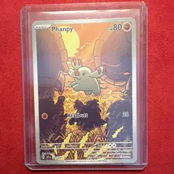 Phanpy Illustration Rare 205/191 SV08: Surging Sparks 80 HP Pokemon Card - Image 1
