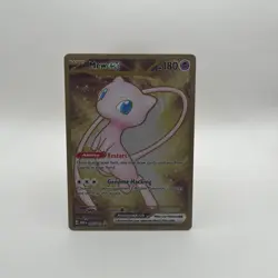 Pokemon TCG Mew EX Metal Gold NM 205/165 Scarlet & Violet 151 Promo Card - Image 1