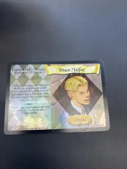 Draco Malfoy - Holo Foil | 3/116 | Base Set | Harry Potter TCG | WotC Card - Image 1