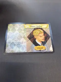 Draco Malfoy - Holo Foil | 3/116 | Base Set | Harry Potter TCG | WotC Card - Image 2