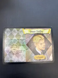 Draco Malfoy - Holo Foil | 3/116 | Base Set | Harry Potter TCG | WotC Card - Image 3