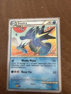 Pokemon TCG Seadra 40/95 Rare World Championship Pokemon Card 2011 - VLP - Image 1