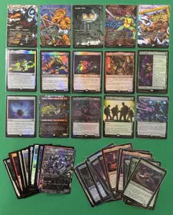 MTG TMNT 65 Card Lot-5 MYTHIC, 10 RARE, 20U, 30C) Raph’s Jitte The Ooze P12 - Image 2