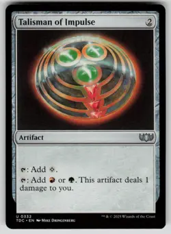 Talisman of Impulse Normal U Commander: Tarkir: Dragonstorm 332 NM - Image 1