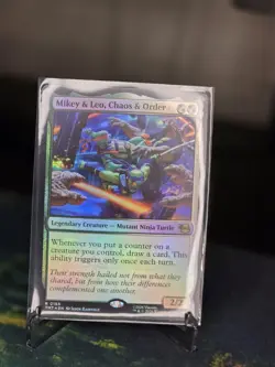 Mikey & Leo, Chaos & Order Teenage Mutant Ninja Turtles Foil - Image 1