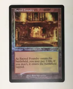 Sacred Foundry (Retro Frame) Ravnica Remastered Foil - Image 1