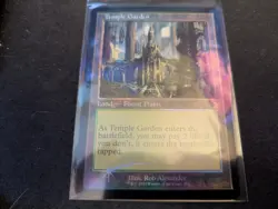 MTG Magic the Gathering FOIL Temple Garden Retro RVR! - Image 1