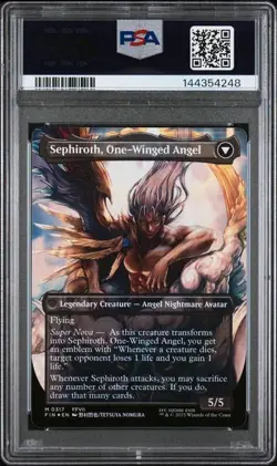 Sephiroth Fabled Soldier 0317 - Borderless Foil - PSA 10 - Image 2