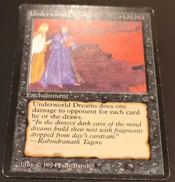 MTG Legends 1994 Underworld Dreams Enchantment Uncommon English - Image 4
