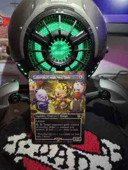 Stiltzkin, Moogle Merchant (Borderless) Chocobo Tack Foil Final Fantasy Mtg - Image 1