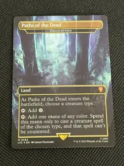 MTG Paths of the Dead Cavern of Souls FOIL Commander The Lord of the Rings NM - Image 1