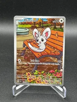 Pokemon TCG Minccino 152/086 Illustration Rare Black Bolt - Image 1