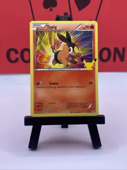 Tepig 13/25 25th Anniversary McDonalds Promo Regular Pokemon TCG 2021 NM - Image 2