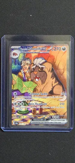 Pokemon TCG Arven's Mabosstiff EX #235/182 Sv10: Destined Rivals - Image 1