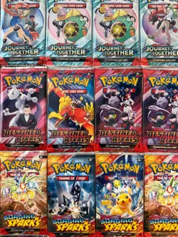 Huge Mixed Pokemon Booster Pack Lot – 50 Packs – Factory Sealed - Image 4