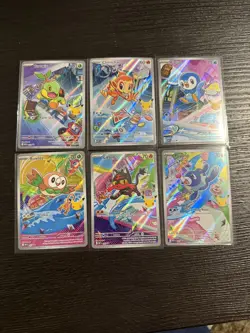 Pokemon First Partner Illustration Collection Series 1 SINNOH ALOLA NM - Image 1