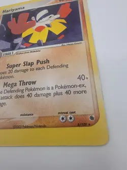 Pokemon TCG Hariyama 8/109 Ruby and Sapphire Holo - Image 5