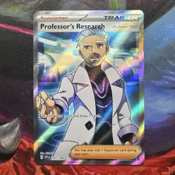 Pokemon TCG Professor's Research Scarlet Violet Base Set Ultra Rare 241/198 - Image 1