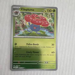 Pokemon Vileplume Me02 Phantasmal Flames 003/094 Reverse Holo Rare HP 150 - Image 1
