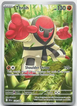Throh 128/086 Holo Illustration Rare Black Bolt Pokemon Near Mint - Image 1