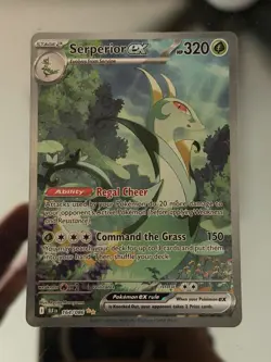 Pokemon Serperior ex 164/086 Black Bolt Special Art Rare Holo 320 HP English - Image 1