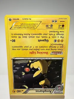 Ampharos 40/114 Holo Rare Steam Siege Pokemon Lightly Played - Image 2