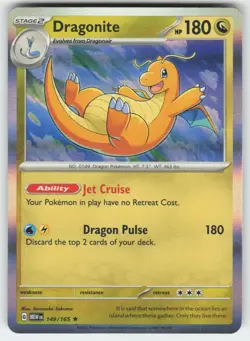 Dragonite 149/165 Rare 151 Pokemon Near Mint - Image 1