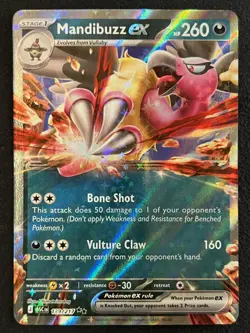Pokemon TCG Mandibuzz ex 139/217 Double Rare - Ascended Heroes - Pack Fresh ✅ - Image 1