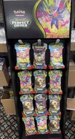 Pokemon Perfect Order 96 Ct Sleeved Boosters with Standing Display - Image 3