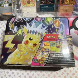 Pokemon TCG Collector Chest Fall 2024 Surging Sparks Artwork SEALED ✅ - Image 1