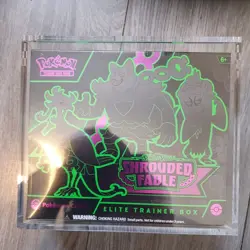 Shrouded Fable Pokemon Center Sealed Elite Trainer Box In Acrylic Case ETB - Image 1