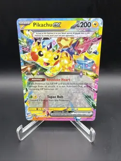 Pikachu ex 057/217 ME: Ascended Heroes Double Rare Holofoil NM Pokemon - Image 1